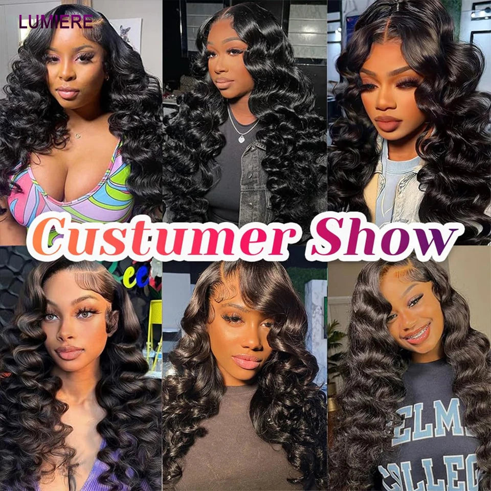 15A Loose Deep Wave Bundle With HD Closure 4X4 5x5 6x6 100% Virgin Brazilian Hair Weave Bundles 3/4 Bundle Deal  8-40" Wholeasle