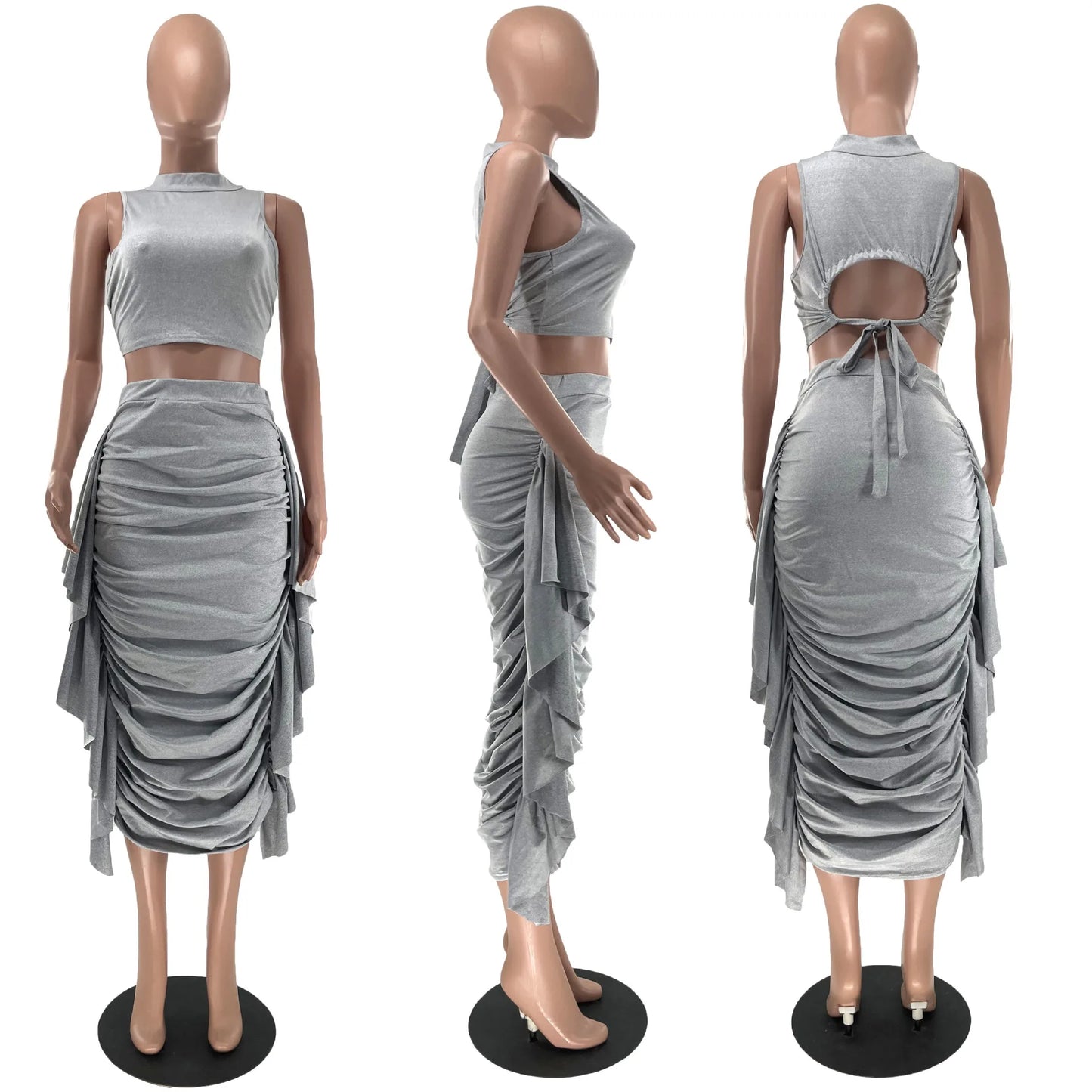 two piece set for women sets women 2 piece summer 2 pieces outfits birthday outfit woman tops skirts wholesale clothes 2023