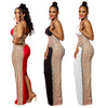 Sexy Summer Women Clothing Mesh Transparent Strap Long Dress One-piece Chic Style Mid-waist Length