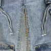 Mid Length Skirts Women Denim Skirt Hole Pockets A Line Slit Slim Y2k Streetwear Elegant Splice Y2k High Waist Summer 2025