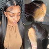 250 Density 13x6 HD Lace Frontal Wig Invisible Real HD Lace 13x4 Full Frontal Lace Wig Straight Pre Plucked Virgin Human Hair