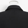 TWOTWINSTYLE Solid Casual Patchwork Diamonds Chain Slim Blazer For Women Notched Collar Long Sleeve Temperament Blazers Female