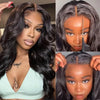 Ready To Wear 5x5 6x4 Lace Closure Perücke Body Wave Kleberlose Perücke Echthaar Ohne Kleber Vorgeschnittene Lace Perücke 180% Dichte