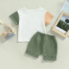 ma&baby 0-3Y Toddler Infant Baby Boy Girl Clothes Sets Casual Short Sleeve T-shirt Tops Shorts Summer Outfits Clothing
