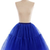 Multi-layer Tulle Tutu Skirts Fuchsia 6 Layers Fluffy Petticoat Underskirt Princess Ball Gown Women Halloween Party Skirt
