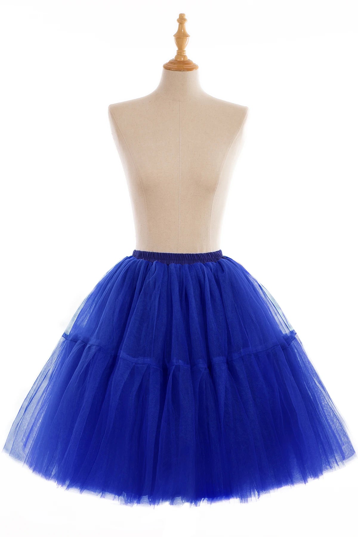 Multi-layer Tulle Tutu Skirts Fuchsia 6 Layers Fluffy Petticoat Underskirt Princess Ball Gown Women Halloween Party Skirt