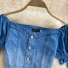 Women Denim 2 Piece Sets Long Skirt Top Suit Skirts Tops Single Breasted Outfits Washed Distressed 2025 Summer Casual Ensemble