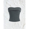 Sexy Rib-knit Tube Top Women Summer 2024 Y2K Clothes Grunge Punk Solid Strapless Sleeveless Slim Fit Crop Tank Top Streetwear