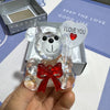 Valentinstag Geschenk Ich liebe dich Kristallbär Künstliche Rosenlehrer Muttertag Hochzeit Geburtstag Party Geschenke für Gäste