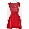 CM.YAYA Summer Women Sleeveless Elegant O-Neck Ruched A-Line Dress 2025 Beach Holiday Backless Night Club Party Dresses Vestidos