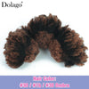 Menschliches Flechthaar Afro Kinky Lockiges Haar Haarverlängerungen Microlocs Lose Haare zum Flechten Ombré-Farbe Braun Crochet Braids 4C
