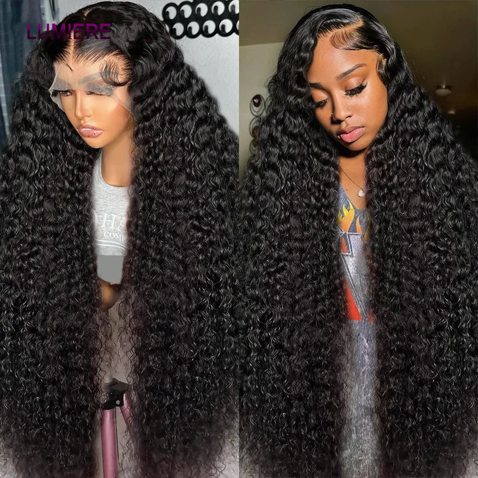 Deep Wave Human Hair Bundles 3/4 Bundles Deal Malaysian Hair Weaves 100% Rew Curly Human Hair Extensions 8-40 inch Virgin Hair