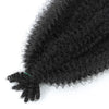 24 Zoll Kinky Afro Springy Braiding Crochet Hair 18 Zoll Marley Kinky Crochet Braids Hair Soft Afro Kinky Twist Crochet Braid Hair