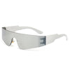 Neue Mode Bunte Sport-Sonnenbrillen Damen Cyberpunk Randlose Sonnenbrille Anti-UV Fahr-Sonnenbrille UV400 Oculos De Sol