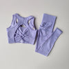 2er-Set Sport-BH für Damen, professionelles Fitness-Tanktop, stoßfester Lauf-Leggings-Yoga-Anzug, schöner Rücken-BH-Bekleidung