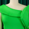 Elegante Kleider für Damen, One Shoulder, ärmellos, Rüschen, Meerjungfrauen-Schnitt, bodenlang, luxuriös, für Geburtstagsfeiern, Dinner, Vestidos Mujer Kleid