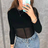 Summer Women T Shirt Girls T-Shirt Woman Clothes Long Sleeve Tops Spring Black Slim Tshirt Female Crop Top Tee Sexy Skinny Y2k