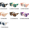 Colorful Square Sunglasses Women Men Two Color Frame Travel Sun Glasses Female Shades UV400 Male Gafas Oculos Brand Luxury