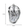 Surrealistische schmelzende Uhr geräuschlose schmelzende Wanduhr Salvador Dalí Stil dekorative Heim-Uhr Büro-Regal Tischgeschenk