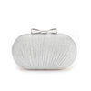 Wedding Bridal Clutch Handbag Women Evening Party Bag Chain Shoulder Bags Elegant Rhinestones Egg Shape Banquet Clutch Purse
