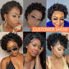 Pixie Cut Wigs Human HaiShort Curly Lace Front Human Hair Wigs For Women Brazilian Water Wave Bob Wig 13x1 Transparent Lace Wigs
