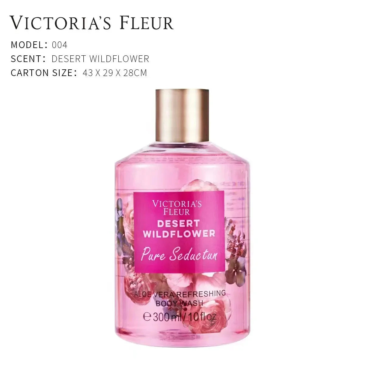 Victoria fragrance shower gel lasting fragrance secret language of love Moisturizing&oil controlling deep cleaning