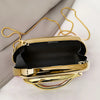 Mode Elegante Metallverschluss Boxförmige Umhängetaschen Damen Abendtaschen Hochzeit Mini Damen Geldbörse Party Niedliche Geldbörse Clutch
