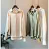 1pcs Woman Spring Autumn Satin Shirt Lady Long Sleeve Lapel Blouses Cardigans Elegance Sweet Casual Coats Girl Sunscreen Top