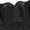Hollow Out Corset Tops Irregular Hem Fishbone Underbust Top Slim Bandage Shapewear Bustier Korset Costumes Evening Party Corset