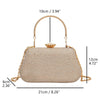 Luxus-High-Design Damen-Abendtasche Party-Bankett Glitzertasche für Damen Hochzeitsclutch Handtasche Umhängetasche mit Kette Bolsas
