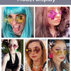 Women Girls Mushroom Euro American Style Rimless Sunglasses Adult Personalized Fashion Glasses Female Sunscreen UV400 Sunglasses