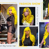 Light Yellow 613 13x6 HD Lace Frontal Wig Human Hair Body Wave Transparent Lace Wig 613 Colored Human Hair Wigs 200% For Women