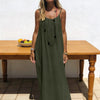 New Arrival Women's Strapless Backless Long Loose Home Dress Comfortable Sleepwear Casual Maxi Dress