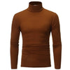 Long Sleeve T-shirt Thermal Underwear Tops Men Winter Clothes Thermal Shirt Autumn Men's Winter Tights High Neck Thin Slim Fit