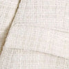 TRZA Women Fashion Tweed Double Breasted Blazer Coat Vintage Long Sleeve Flap Pockets Female Outerwear Chic Veste Femme