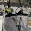 Luxury Crystal Shiny Rhinestone Diamond Bucket Bag Female Bling Evening Bag Lady Purse Women's Handbag Shoulder Messenger Bag
