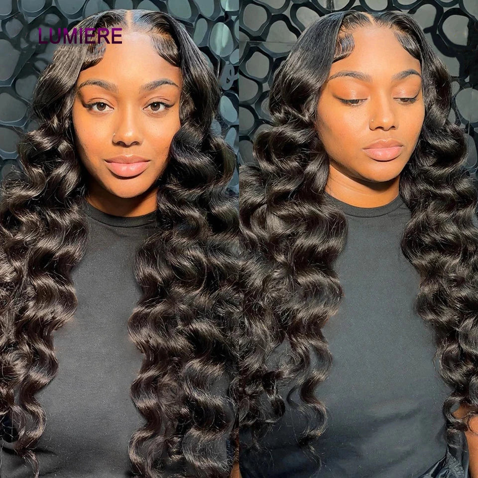 15A Loose Deep Wave Bundle With HD Closure 4X4 5x5 6x6 100% Virgin Brazilian Hair Weave Bundles 3/4 Bundle Deal  8-40" Wholeasle