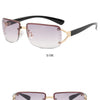 New Frameless Decorative Diamond Sunglasses Women's Design Brand Luxury Sun Glasses Outdoor Leisure Eyewear UV400 Gafas De Sol
