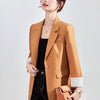 HIGH QUALITY Fashion 2020 Design Blazer Jacket Women's Green Black Blue Solid Tops For Office Lady Wear Size S-4XL