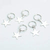 5-50 Pcs/set Opening Silver Hair Ring Hip-hop Hair Braid Charm Dreadlock Beads Clips Cuffs Rings Jewelry Dreadlocks Accessories