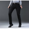 Wthinlee Neue Business Herren Jeans Casual Gerade Stretch Mode Klassische Blau Schwarz Arbeit Denim Hosen Männliche Marke Kleidung