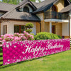 Alles Gute zum Geburtstag Banner Geburtstagsparty Dekoration Kinder Jungen Mädchen Babyparty Dekoration Girlande Wimpelkette Flaggen Jahrestag