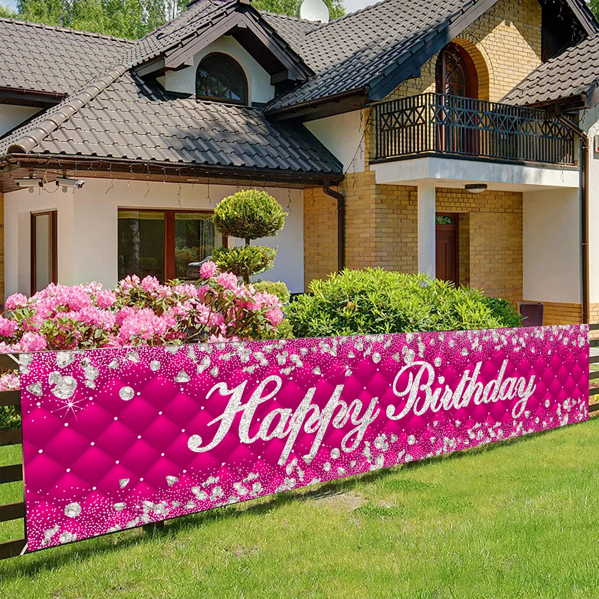Alles Gute zum Geburtstag Banner Geburtstagsparty Dekoration Kinder Jungen Mädchen Babyparty Dekoration Girlande Wimpelkette Flaggen Jahrestag
