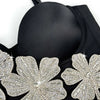 3Colors Women Fashion Diamonds Embroidery Flowers Tassel Bustier Corset Crop Tops To Wear Out Evening Club Party Camisoles Top