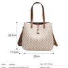 CH Premium Versatile Leather Crossbody Bag Ladies Large Capacity Daily Commuter Tote Bag Letter Print Design Ladies Fashion