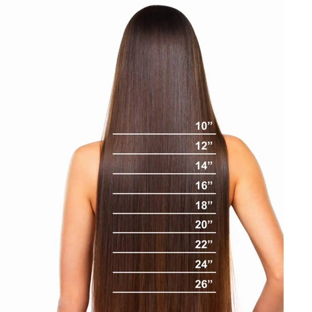 100% Brazilian Clips In One Piece Hair Extension Natural Straight Remy Human Hair  Invisible Seamless Clip in Straight One Piece