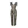 Two Pieces Women Pant Sets Print Matching Set Drawstring Pockets Sleeveless Top Elastic Waist Pants Slim Fit Casual 2026 Spring
