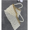 Sexy Lingerie Women Fashion Handmade Beaded Body Jewelry Bikini Large Pearl Suspender Vest Chest Chain Party Catwalk