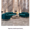 Moderne elegante Wohnzimmer Sofas Designer Grüne Boden Sessel Sofagarnituren Lounge Schnittsofas Divani Da Soggiorno Schlafzimmermöbel