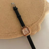 Heißer Verkauf Damenuhr Kleines Quadratisches Zifferblatt Dünnes Lederarmband Damenuhr Elegante Quarz-Damenuhren Lässige Uhr Damen